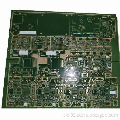 8-layer High Density Multilayer PCB with Width/Spacing 3mil/4mil and Minimum Holes is 0.1mm